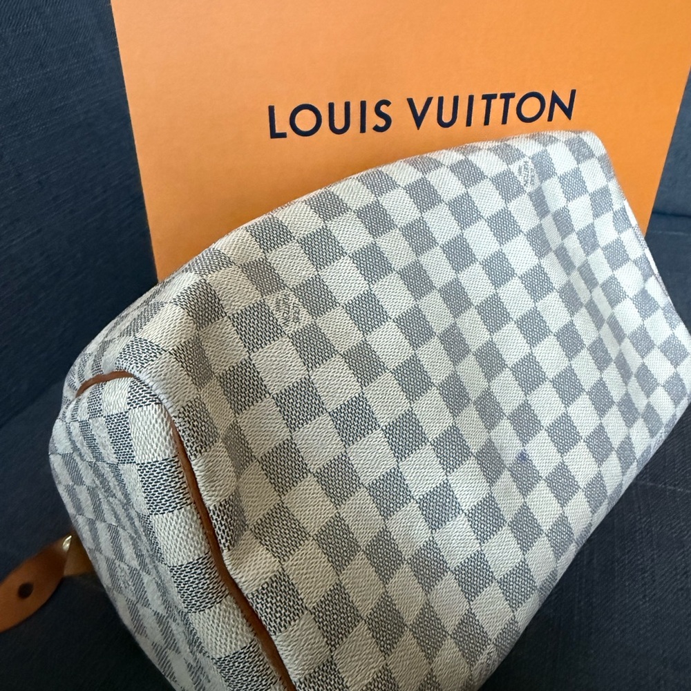 ✨Louis Vuitton Speedy 30 Azur Damier - Picture 12 of 13